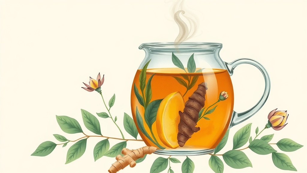 Chá de Cúrcuma e Gengibre: Receita Anti-inflamatória