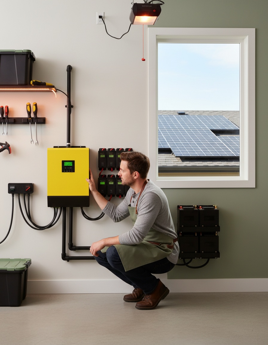Nuevo Inversor Cargador Híbrido 48V: Innovación Energética para Autoconsumo y Respaldo