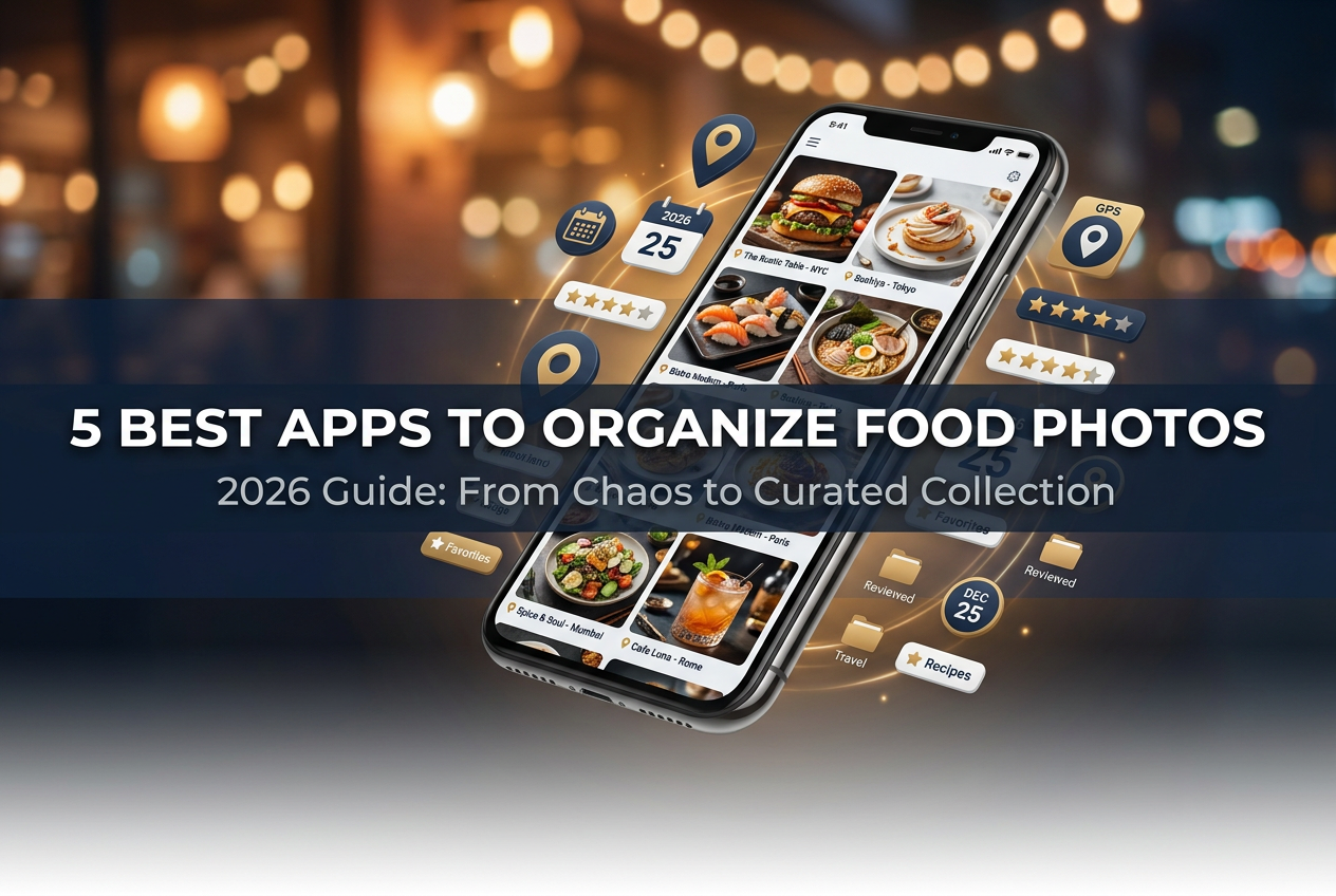 The 5 Best Apps to Organize Food Photos by Restaurant (2026 Guide)
