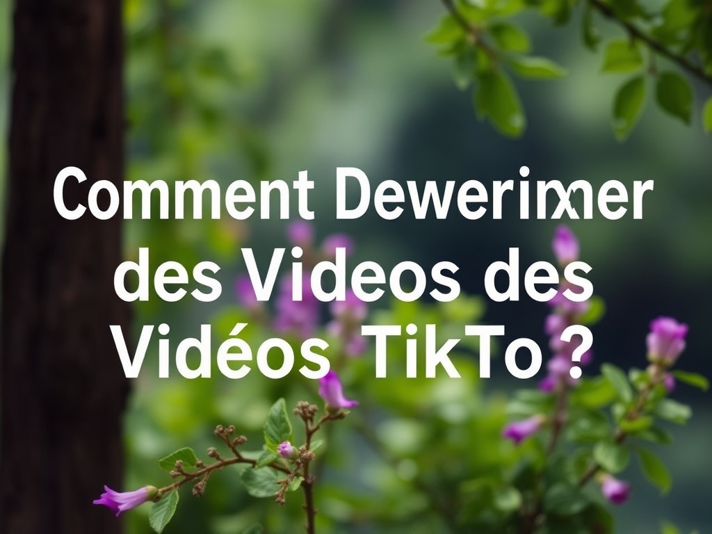 Comment Télécharger des Vidéos TikTok : Guide Complet et Pratique