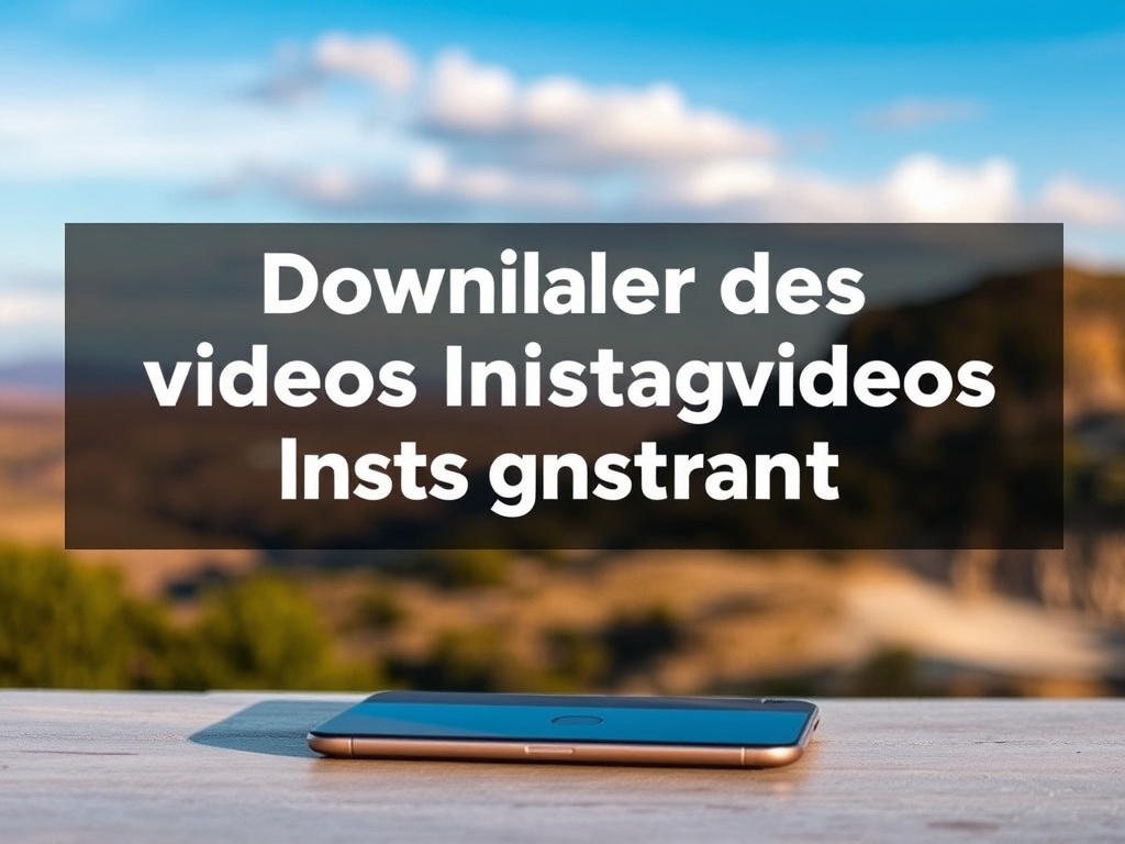 Télécharger des vidéos Instagram gratuitement : Guide complet