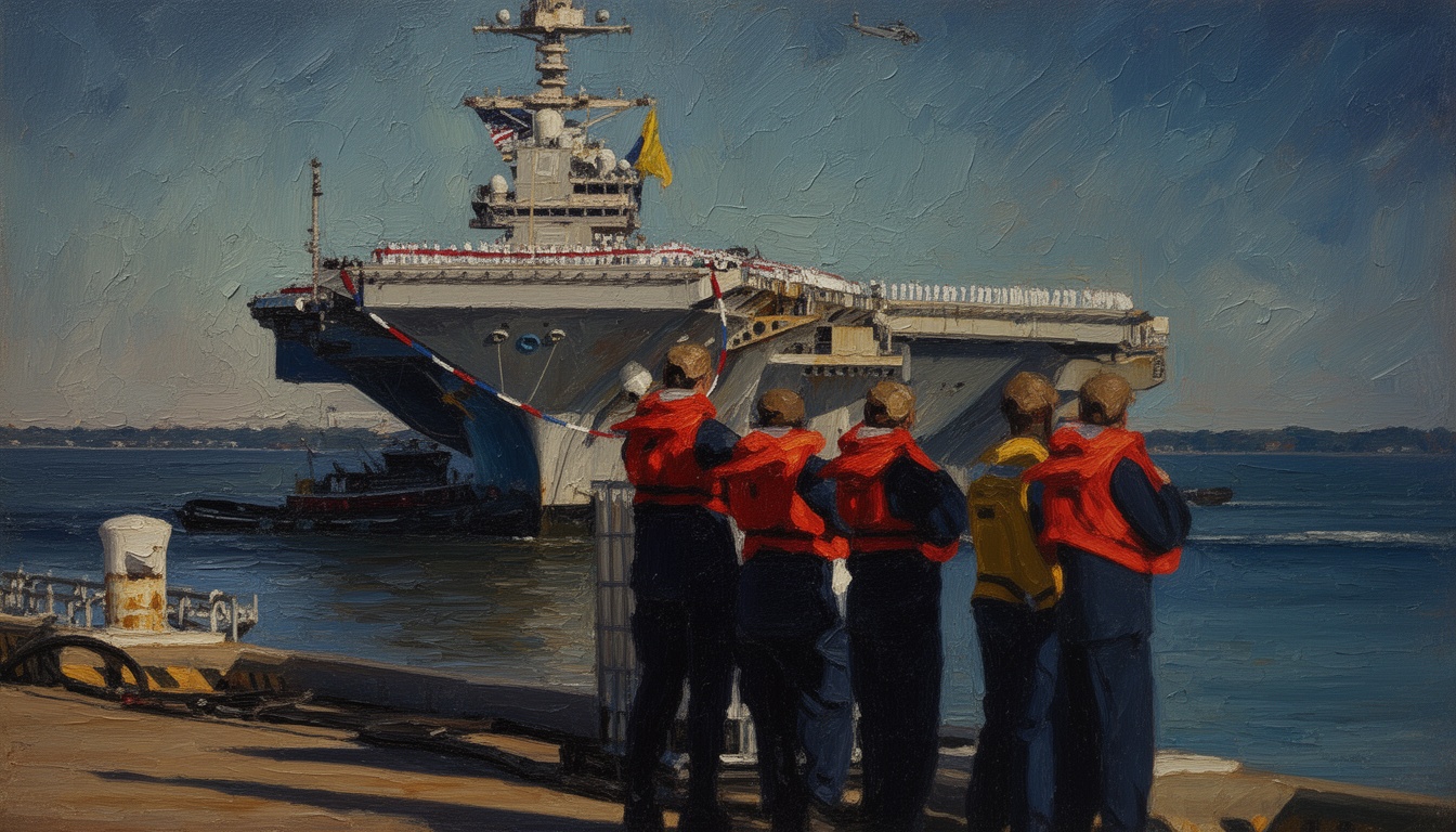 USS Gerald R. Ford Returns from 326-Day Deployment