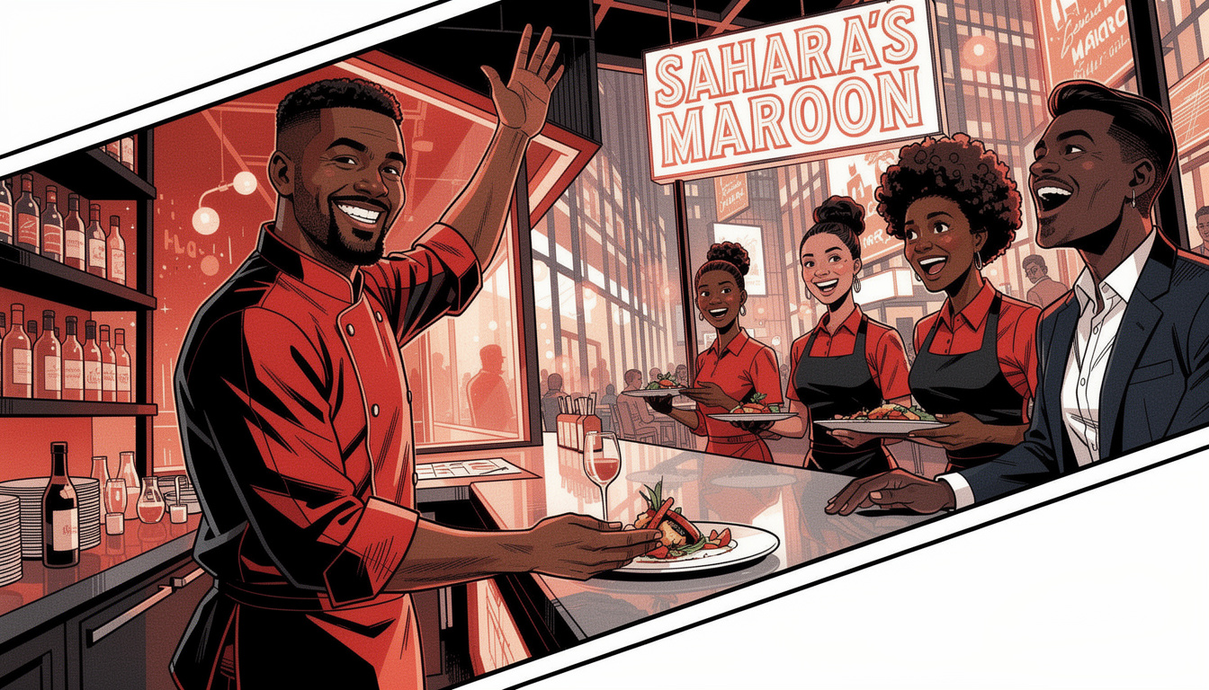 Chef Kwame Onwuachi Makes Culinary History with Sahara's Maroon Opening