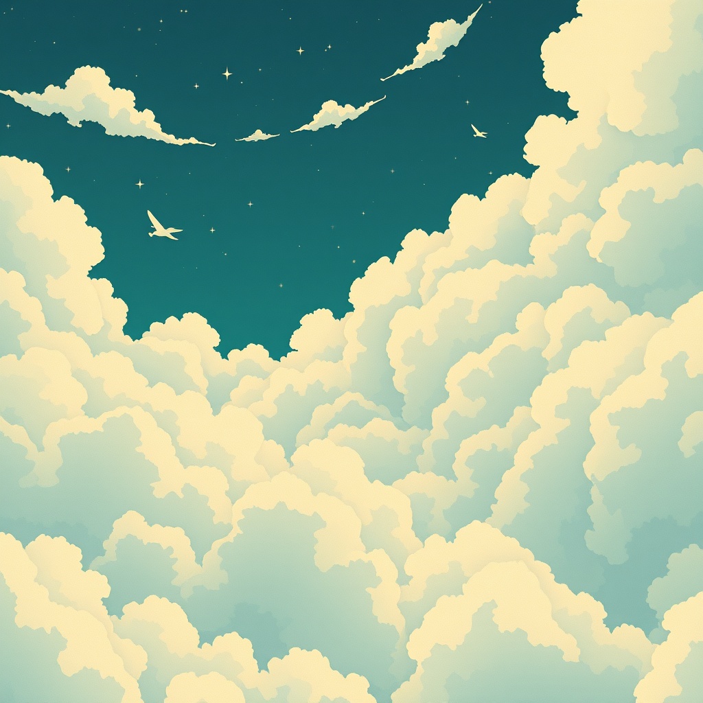 Enclosed photograph — the sky as observed above the Ridgeline Savings building, c. last October