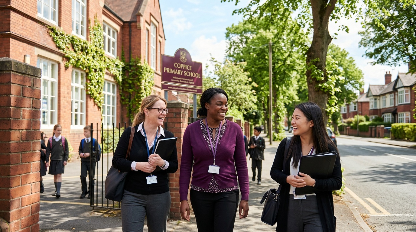 Early years practitioners working with children in a school nursery setting