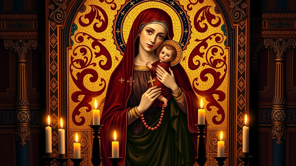 Novena a Nossa Senhora do Carmo para proteção maternal