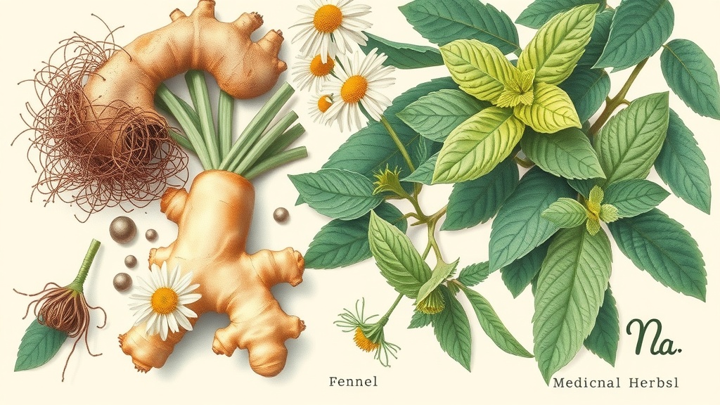 Plantas Medicinais para Gases e Inchaço Abdominal