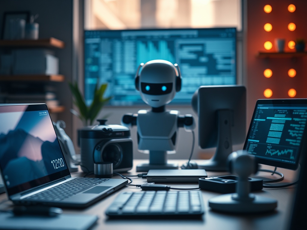 Illustration of AI chatbot interacting with customers for personalized shopping experience in AI tools niche