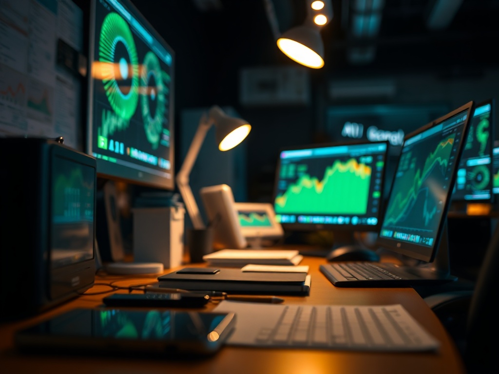 Illustration of AI analytics tools facilitating data-driven decision making in business strategies