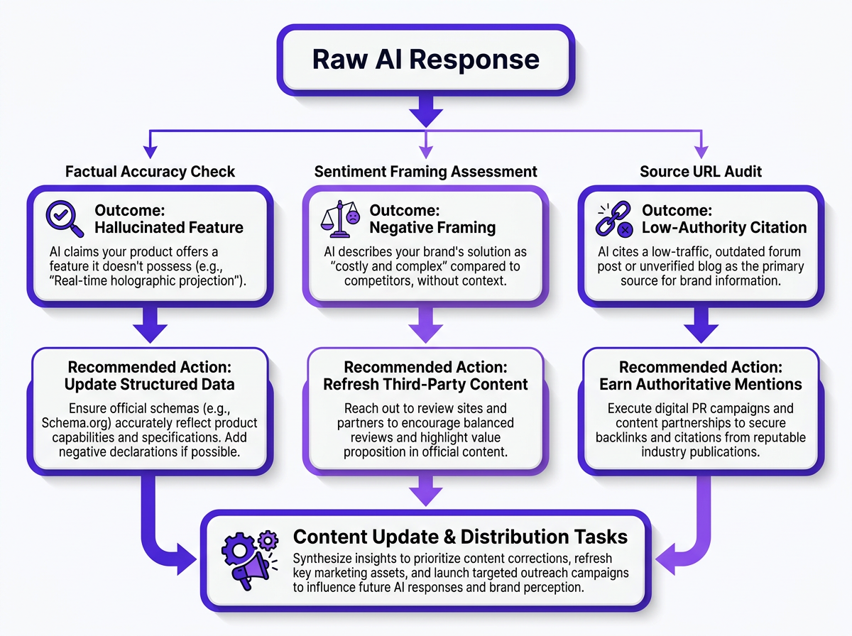 sentiment and citation analysis workflow for AI search brand mentions