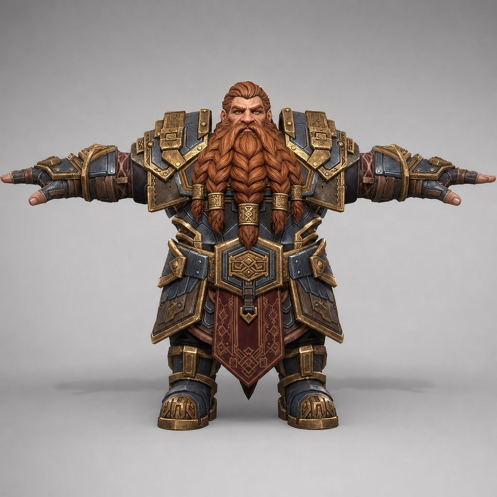 Dwarven Armored Warrior