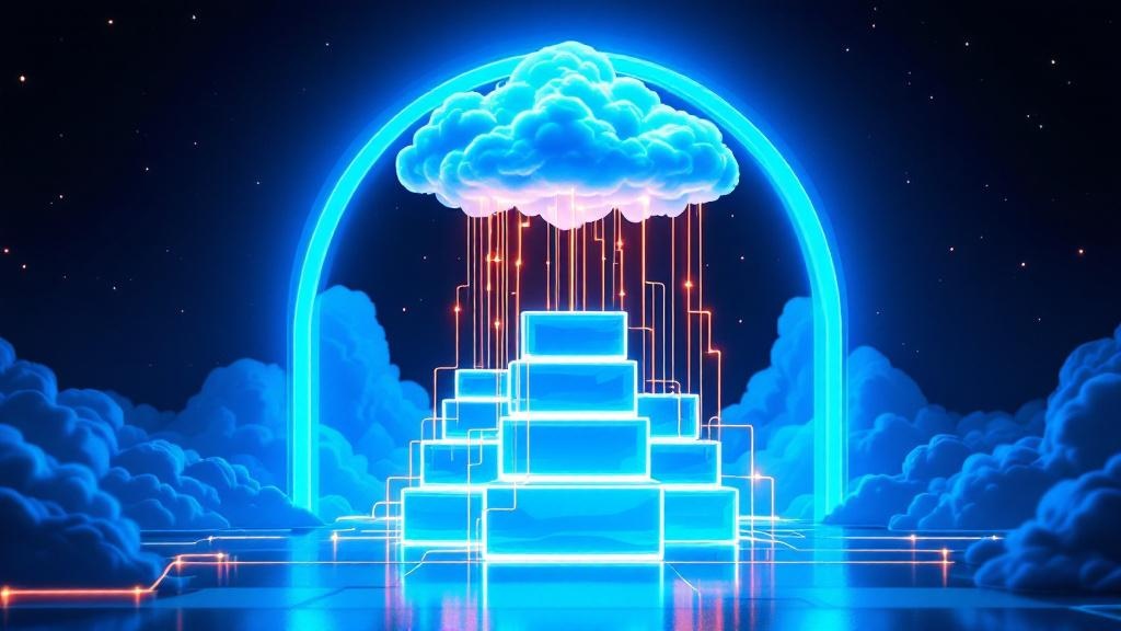 DIY cloud storage setup using Docker containers for self-hosted data management.