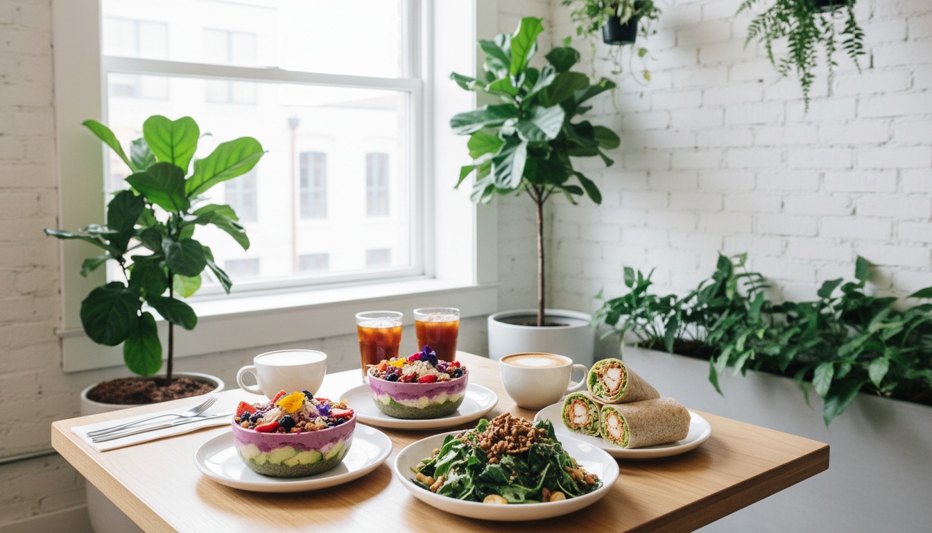 Mediterranean brunch dishes in Montreal