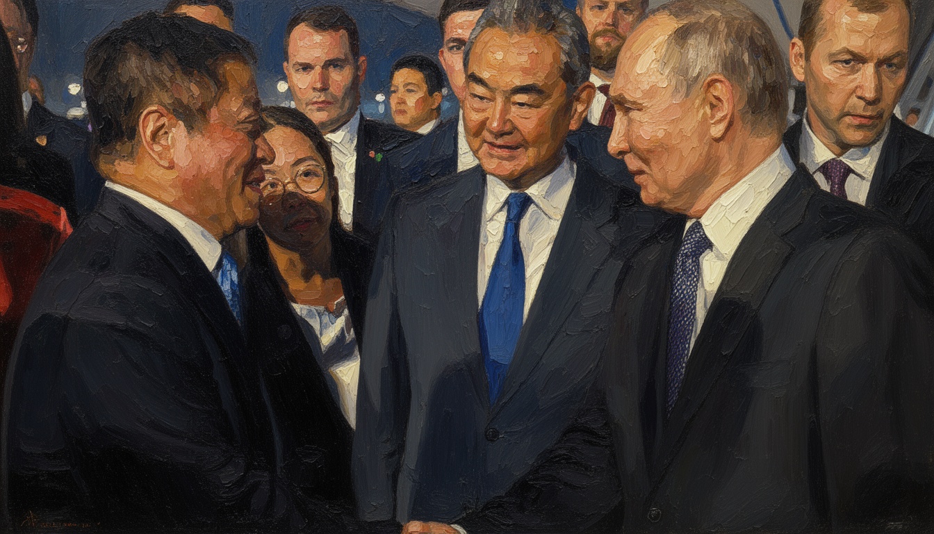 Putin Visits China Days After Trump's Historic Trip