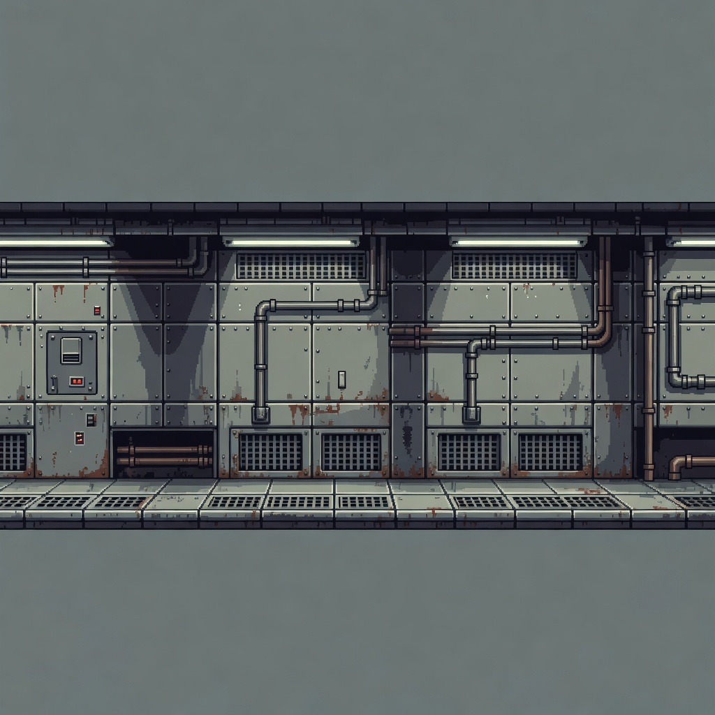 2D 16-bit pixel art side-scroller underground (2)