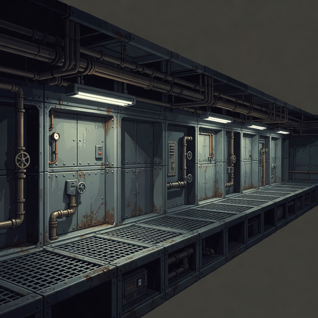 2D 16-bit pixel art side-scroller underground (3)