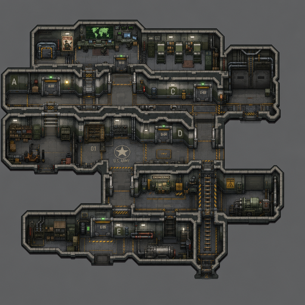 Military Base Floorplan