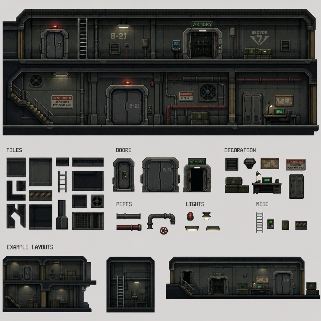 2D 16-bit pixel art side-scroller underground (3)