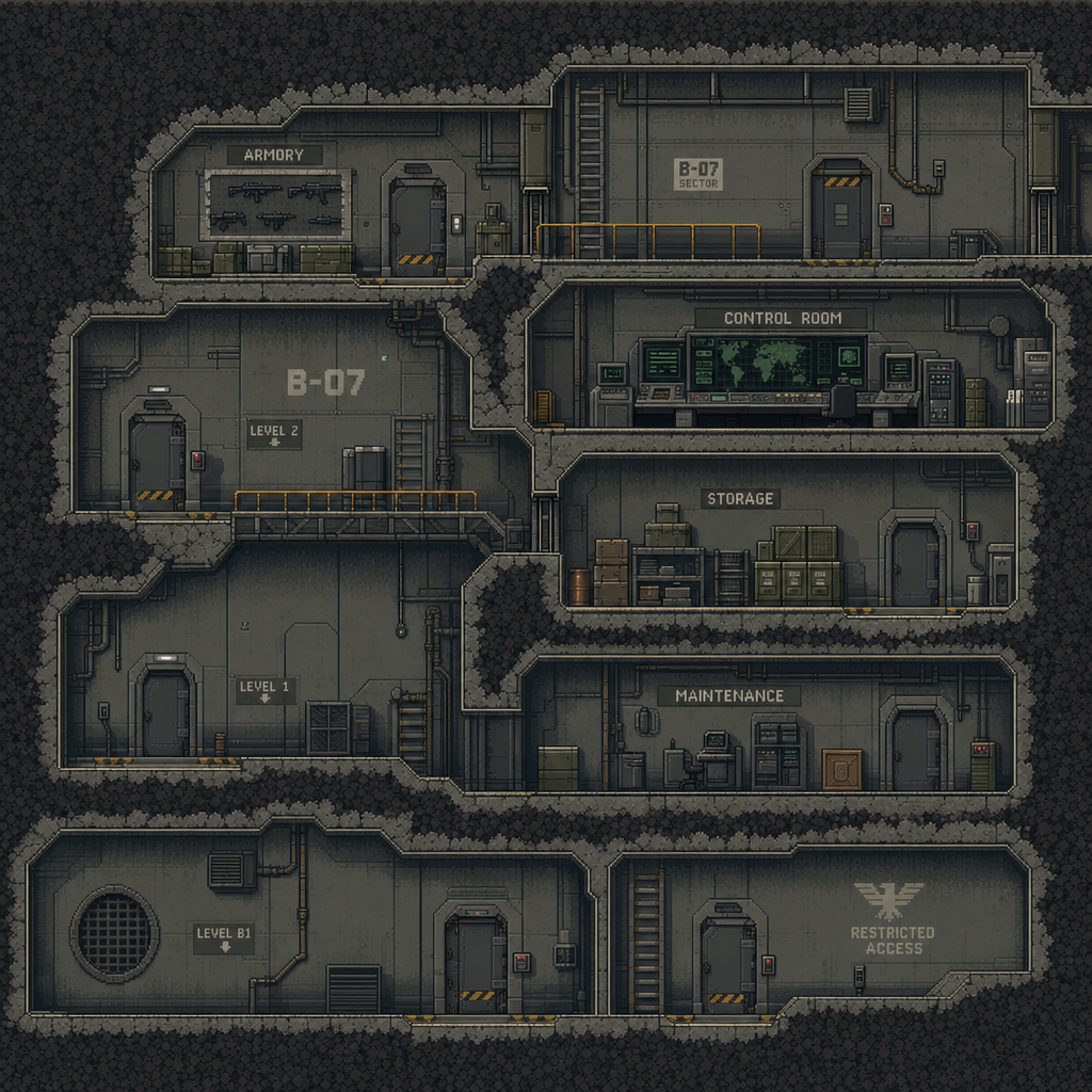 Underground Bunker Map