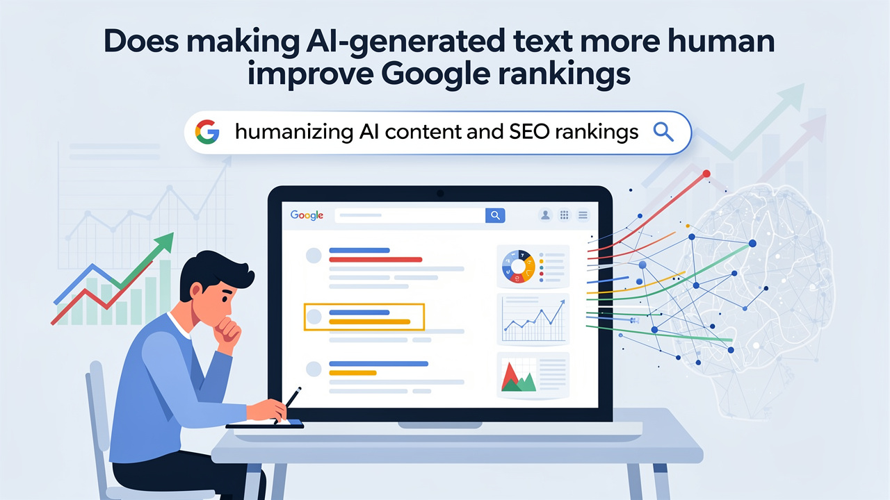 Does Humanizing AI Text Improve Google Rankings? AI Content is Now Commonplace