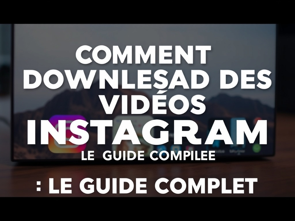 Comment Télécharger des Vidéos Instagram : Le Guide Complet
