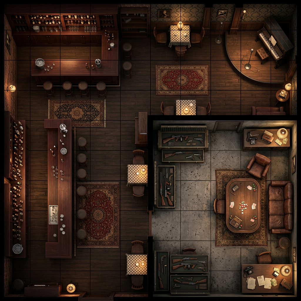 Guns And Poker Room
