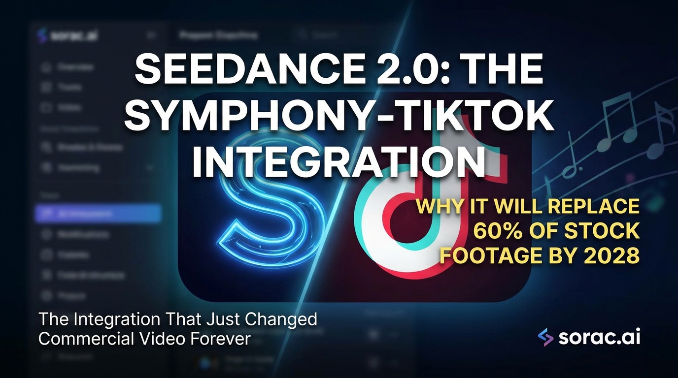 Why Seedance 2.0 Will Replace 60% of Stock Footage by 2028: The Symphony-TikTok Integration That Just Changed Commercial Video Forever