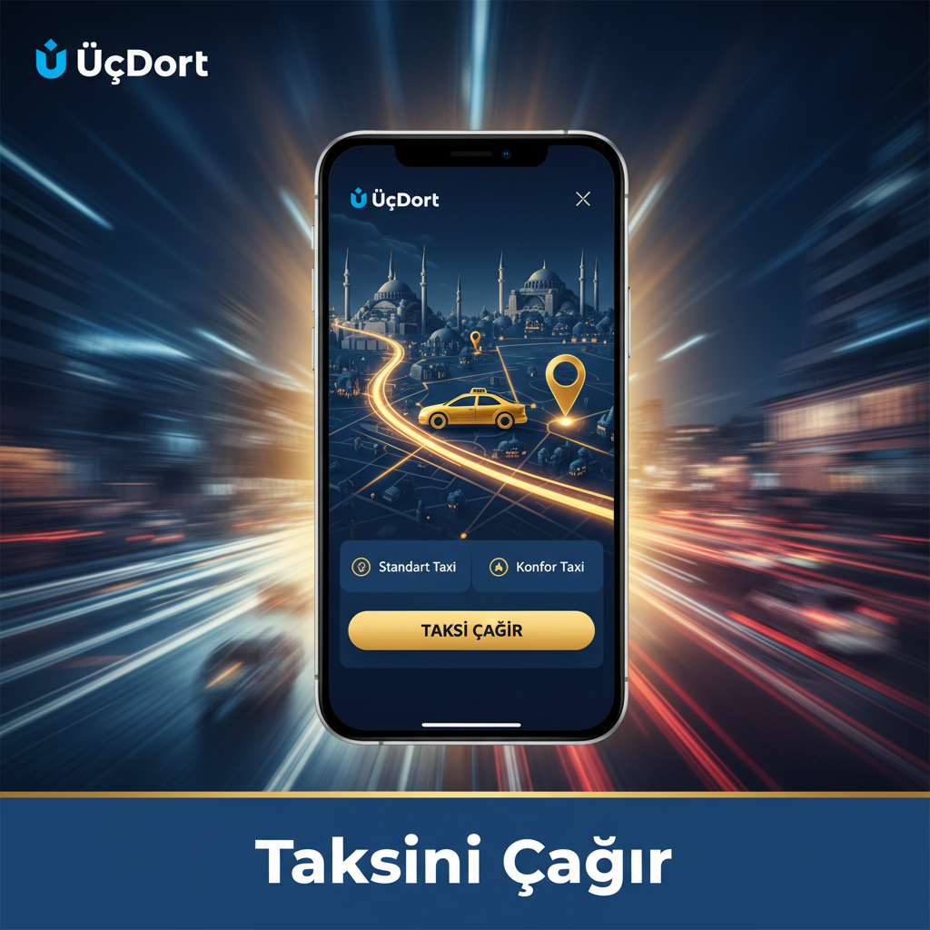 üçdört için taksi özelliği için tasarım oluştur