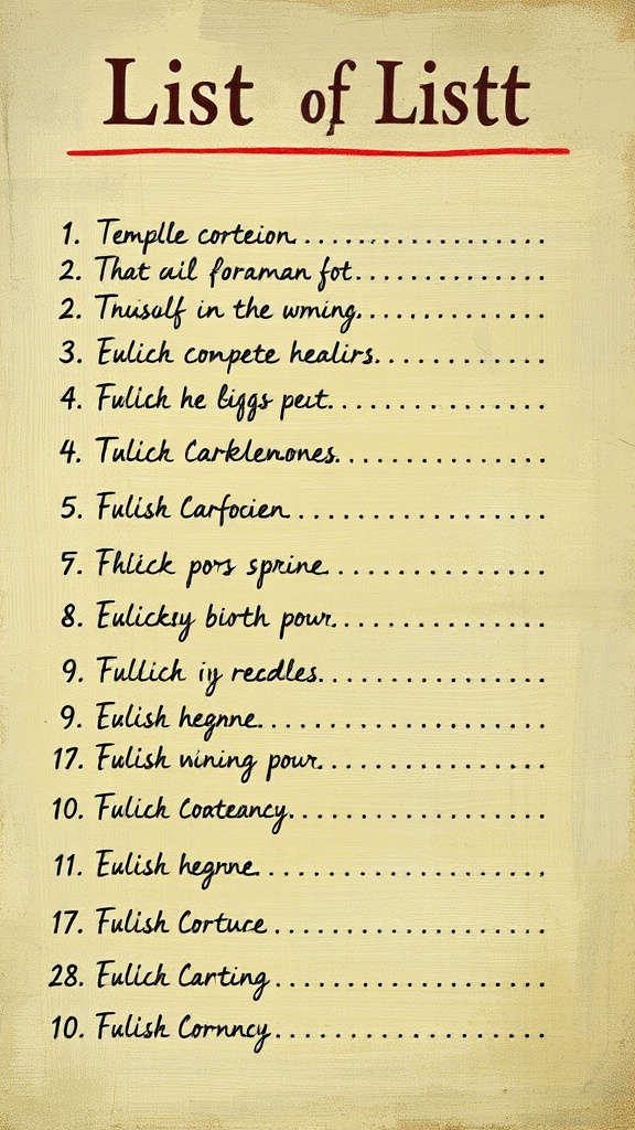 Lists image