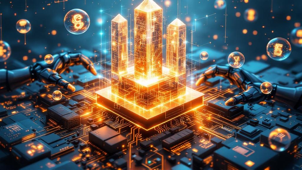 Illustration of AI tools enhancing productivity and innovation in technology and business sectors