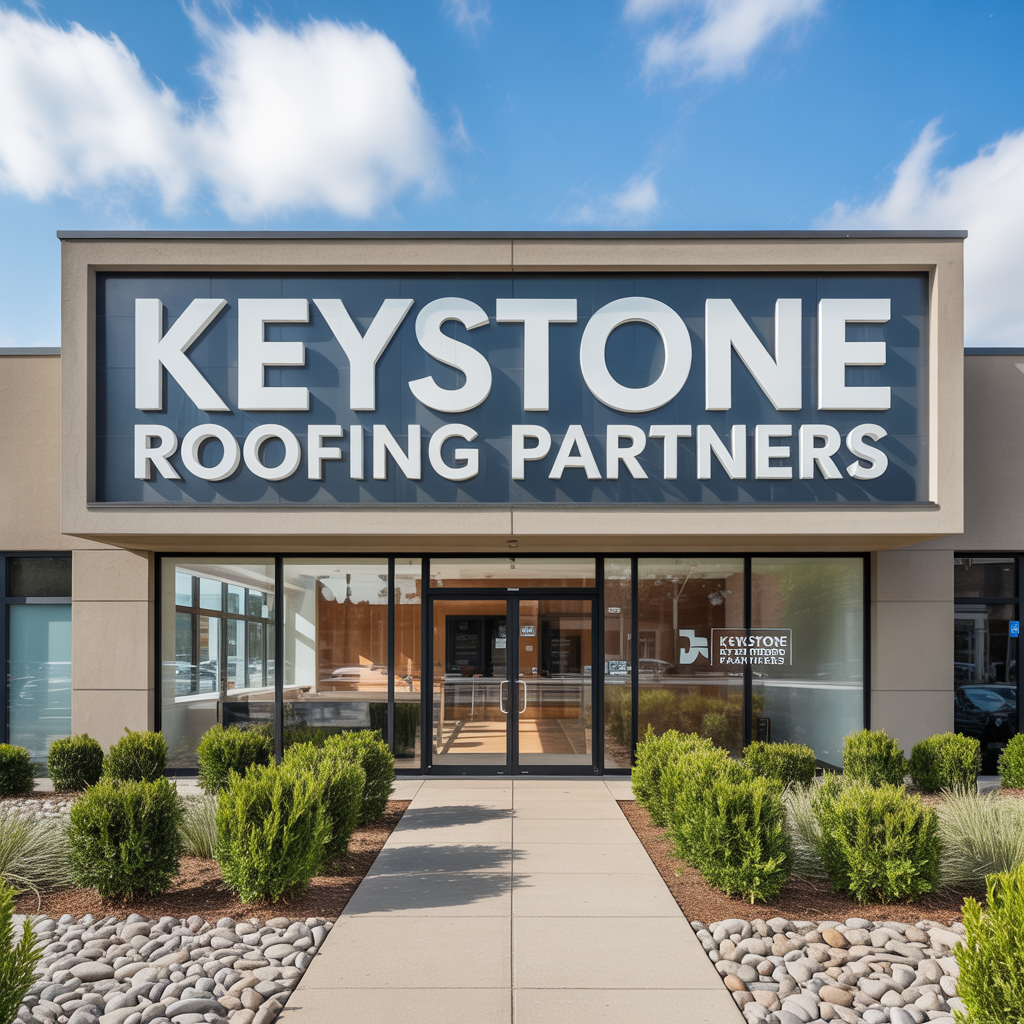 Keystone Roofing Partners storefront in Newark, NJ