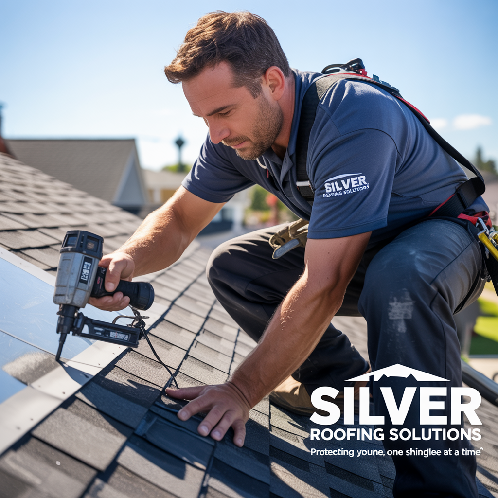 Silver Roofing Solutions team in uniform