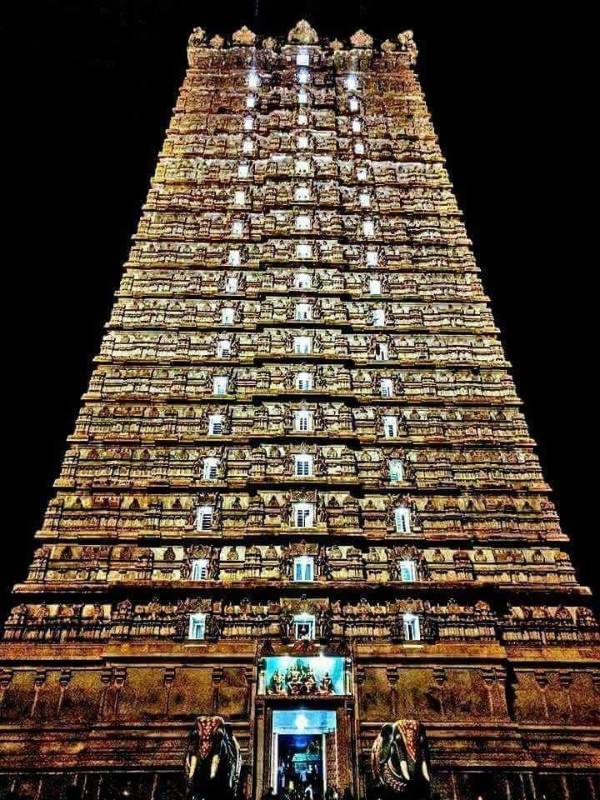 tall temple tower — free 3D model