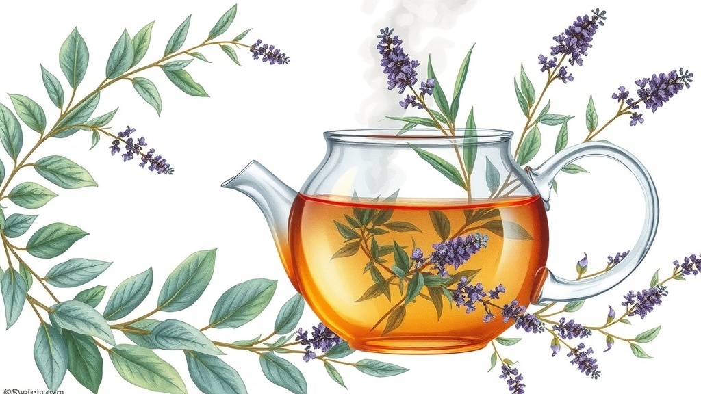 Chá de Sálvia: Benefícios para Garganta e Inflamação