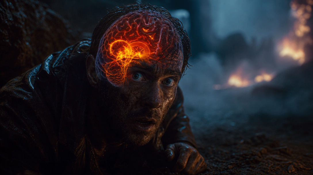 Le Cerveau à l'État de Guerre — Survie et Conscience Altérée