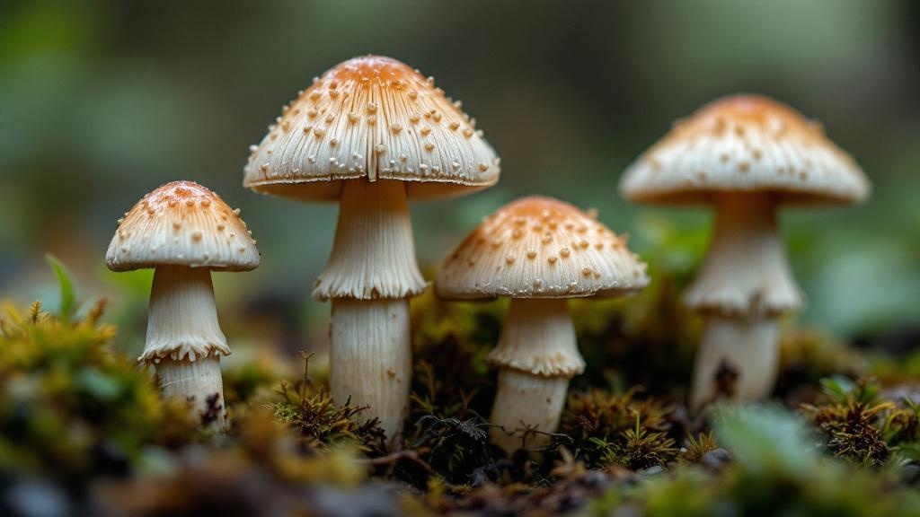 Identificación morfológica de Coprinus comatus