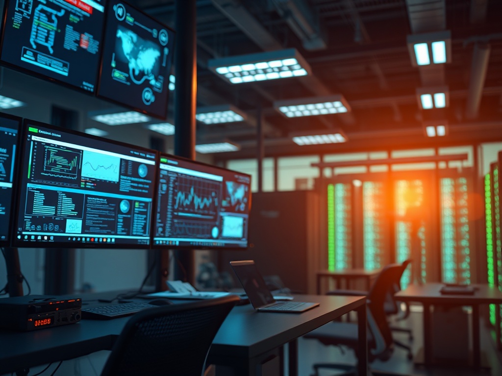 Illustration of AI tools for small businesses in 2024, showcasing innovative automation and productivity solutions