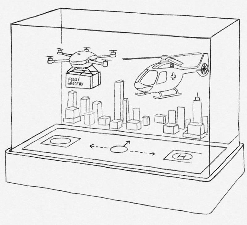 drone delivery box — free 3D model