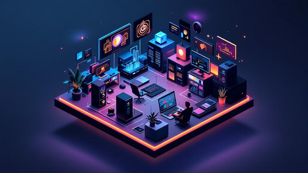 Home lab network setup with routers, switches, and server racks for self-hosting enthusiasts