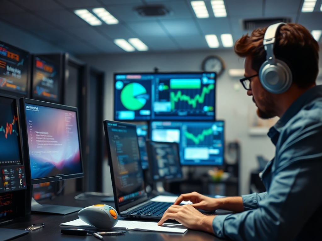 Illustration of educators using AI tools to enhance teaching and student engagement in classrooms