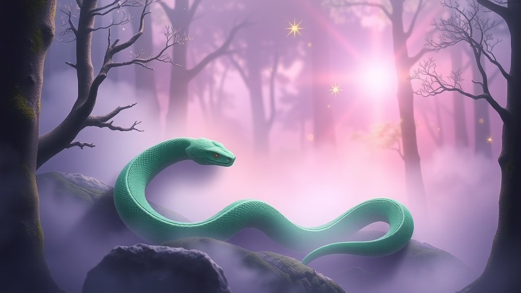Sonhar com Cobra Verde: Cura e Renovação Espiritual