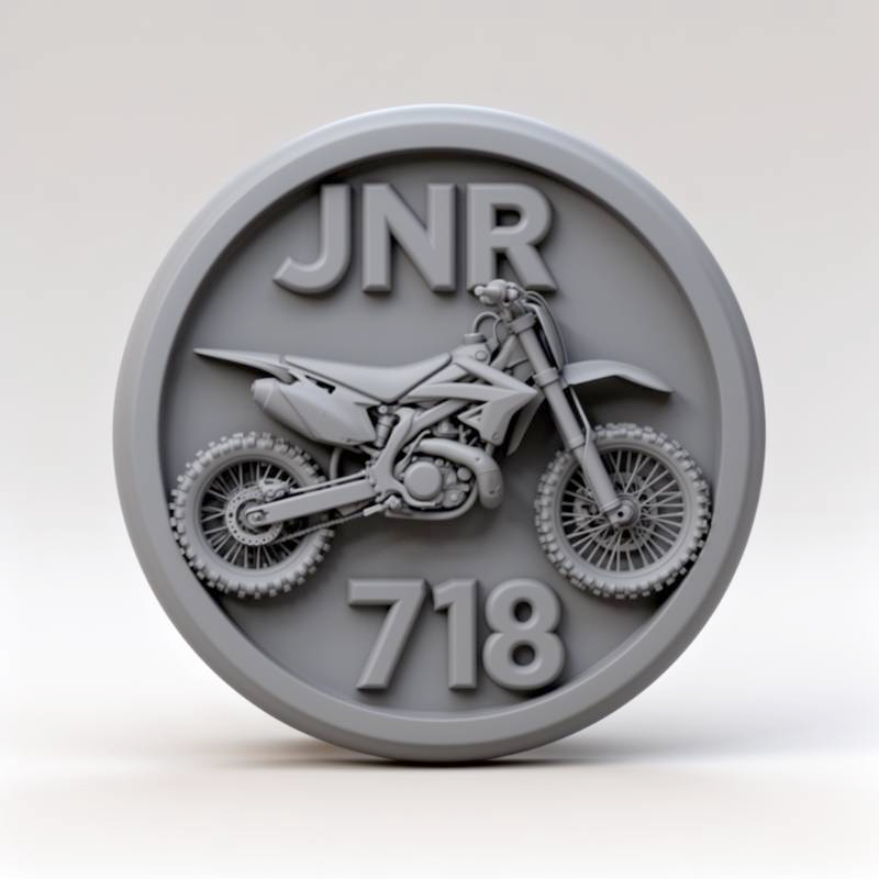 metal motorcycle emblem — free 3D model