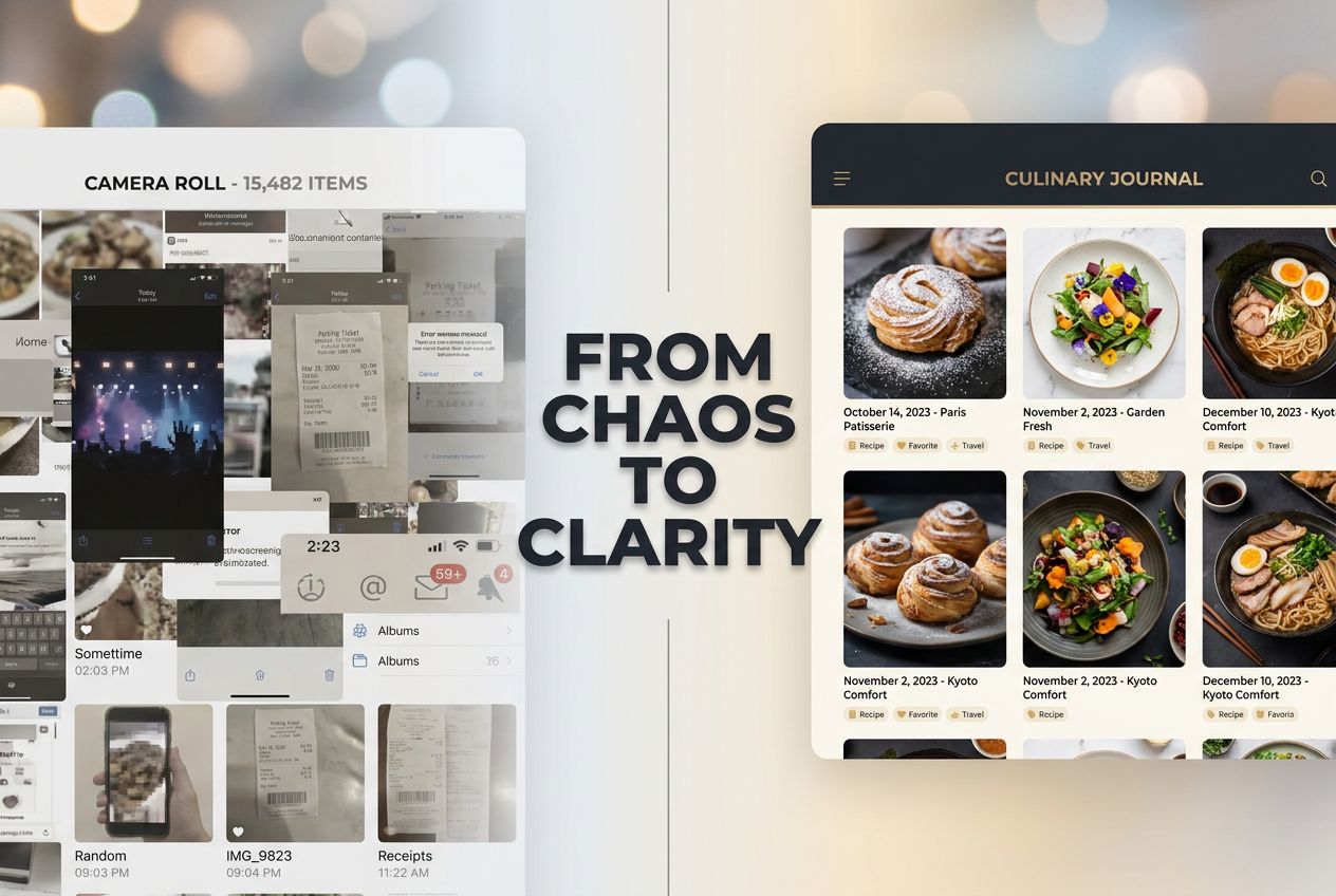 Your Camera Roll is a Graveyard: It’s Time for a Personal Food OS