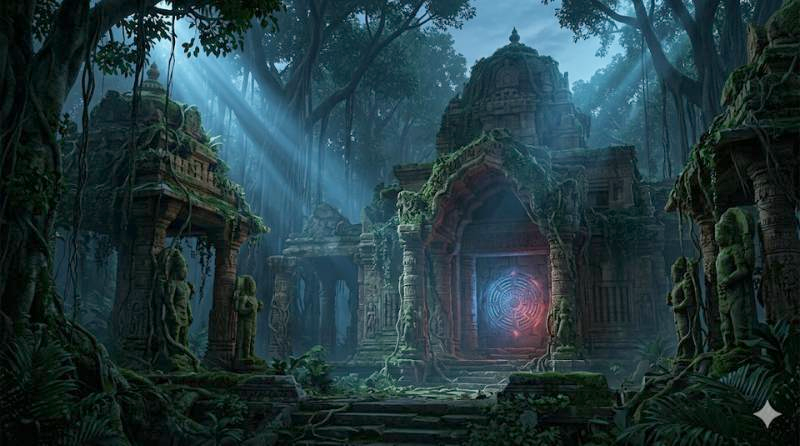 ancient stone temple — free 3D model