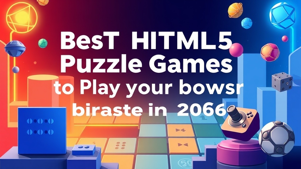 Best HTML5 Puzzle Games to Play in Your Browser in 2026