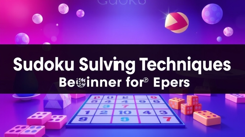 Sudoku Solving Techniques: From Beginner to Expert