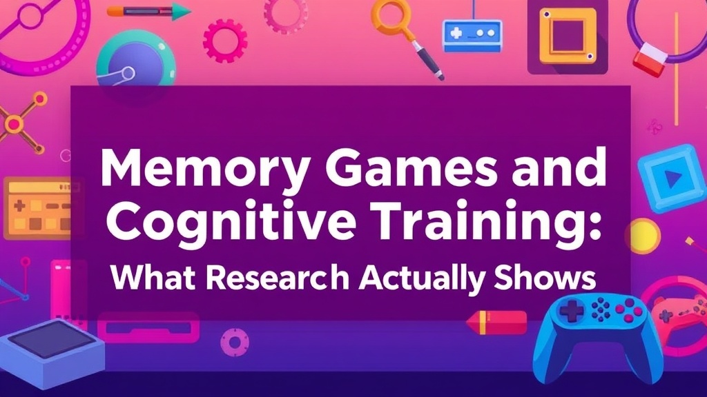 Memory Games and Cognitive Training: What Research Actually Shows