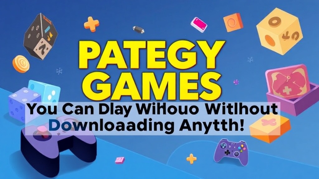 Best Strategy Games You Can Play Without Downloading Anything