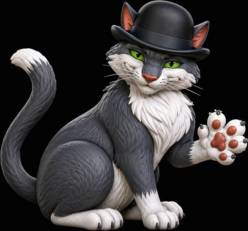 cat figurine — free 3D model