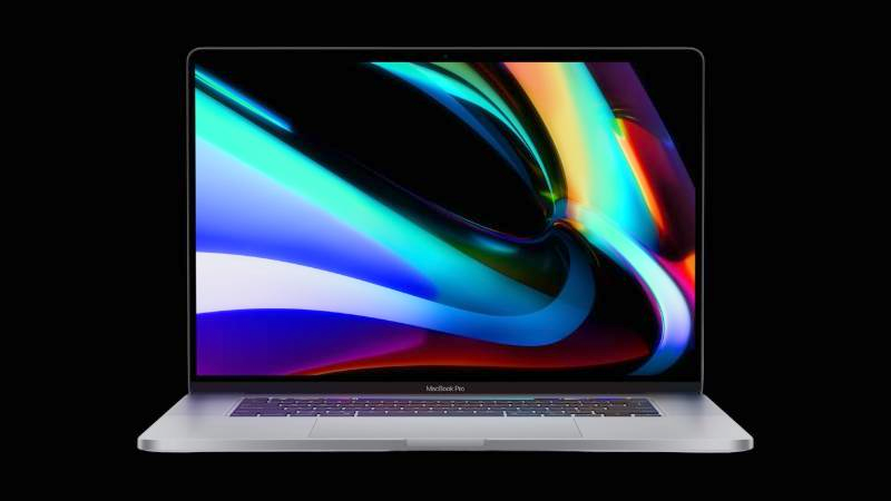 silver laptop — free 3D model